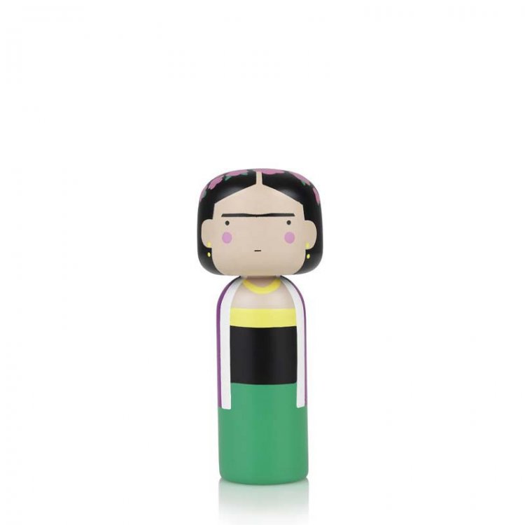 Lucie Kaas | Bambola Kokeshi Frida Kahlo