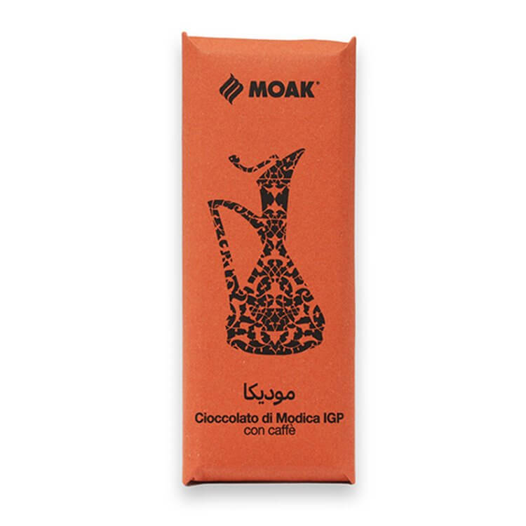 Moak | Mohac – Tavoletta di cioccolato di Modica IGP al caffè