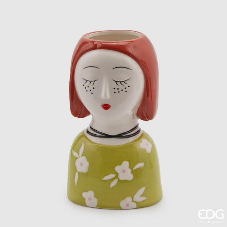 EDG | Vaso in ceramica faccia con collana | For[Me]One