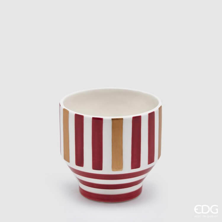 EDG | Vaso in ceramica a righe | For[Me]One