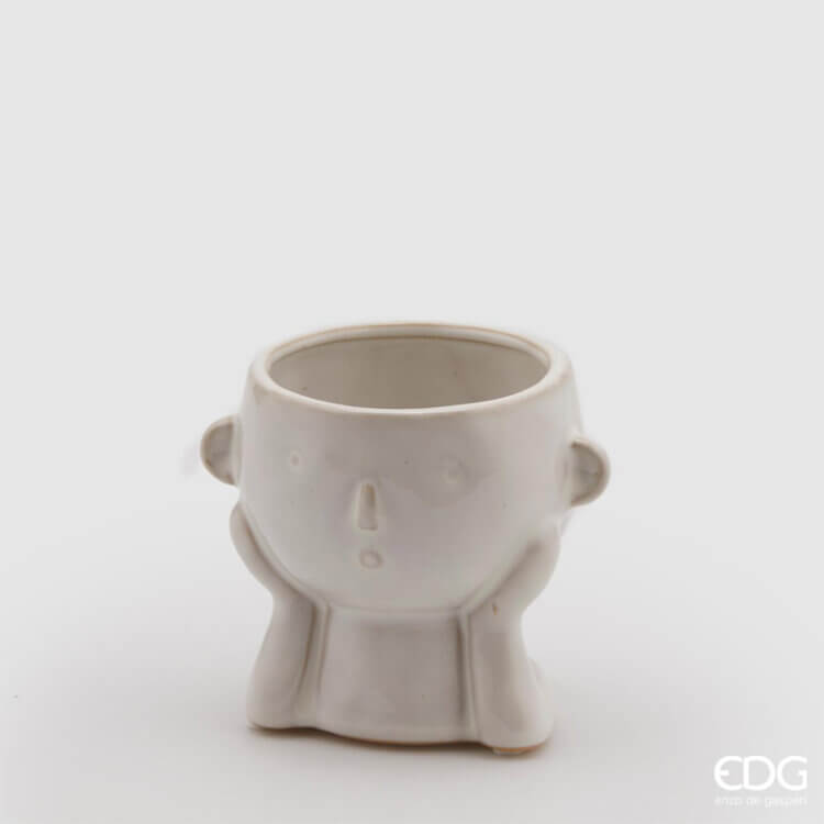 EDG | Vaso in ceramica pensatore con due braccia | For[Me]One